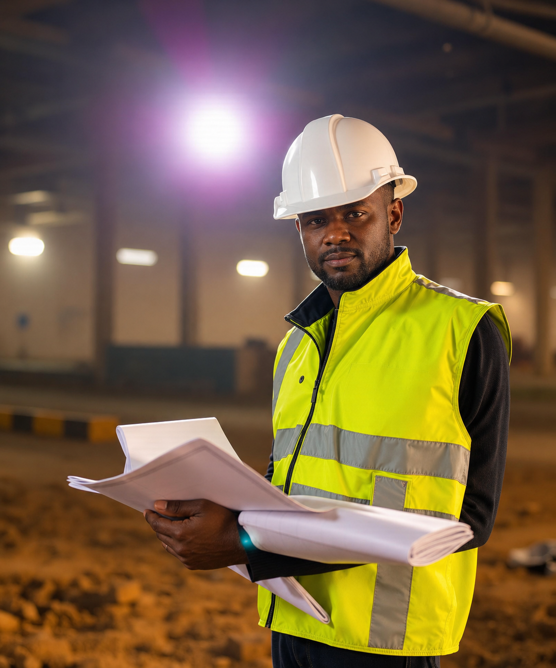 Engineer on site